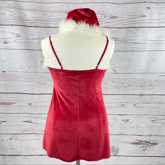 Etonne by Sarah Richards Santa elf fur negligee - Picture 5 of 8